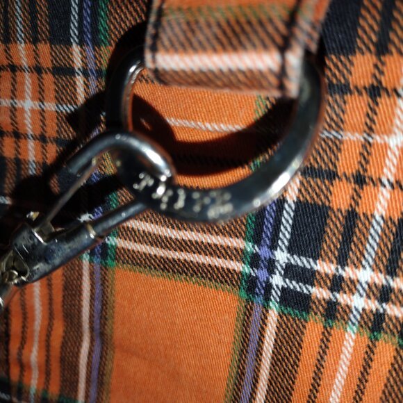 Y2k Tripp NYC plaid split bomdage pants skinny jeans - Picture 4 of 5